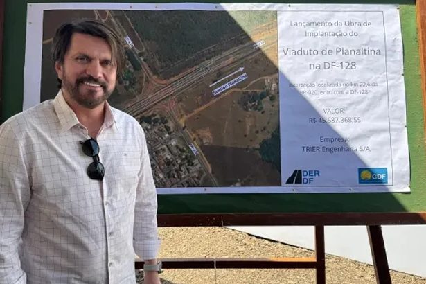 Lançamento do viaduto de Planaltina, na DF-128